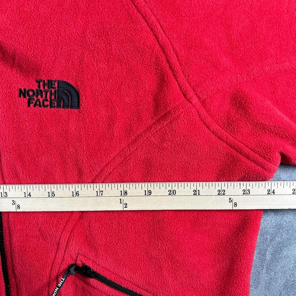 Vintage 90s The North Face Tempest Polartec Fleece Jacket Red Medium